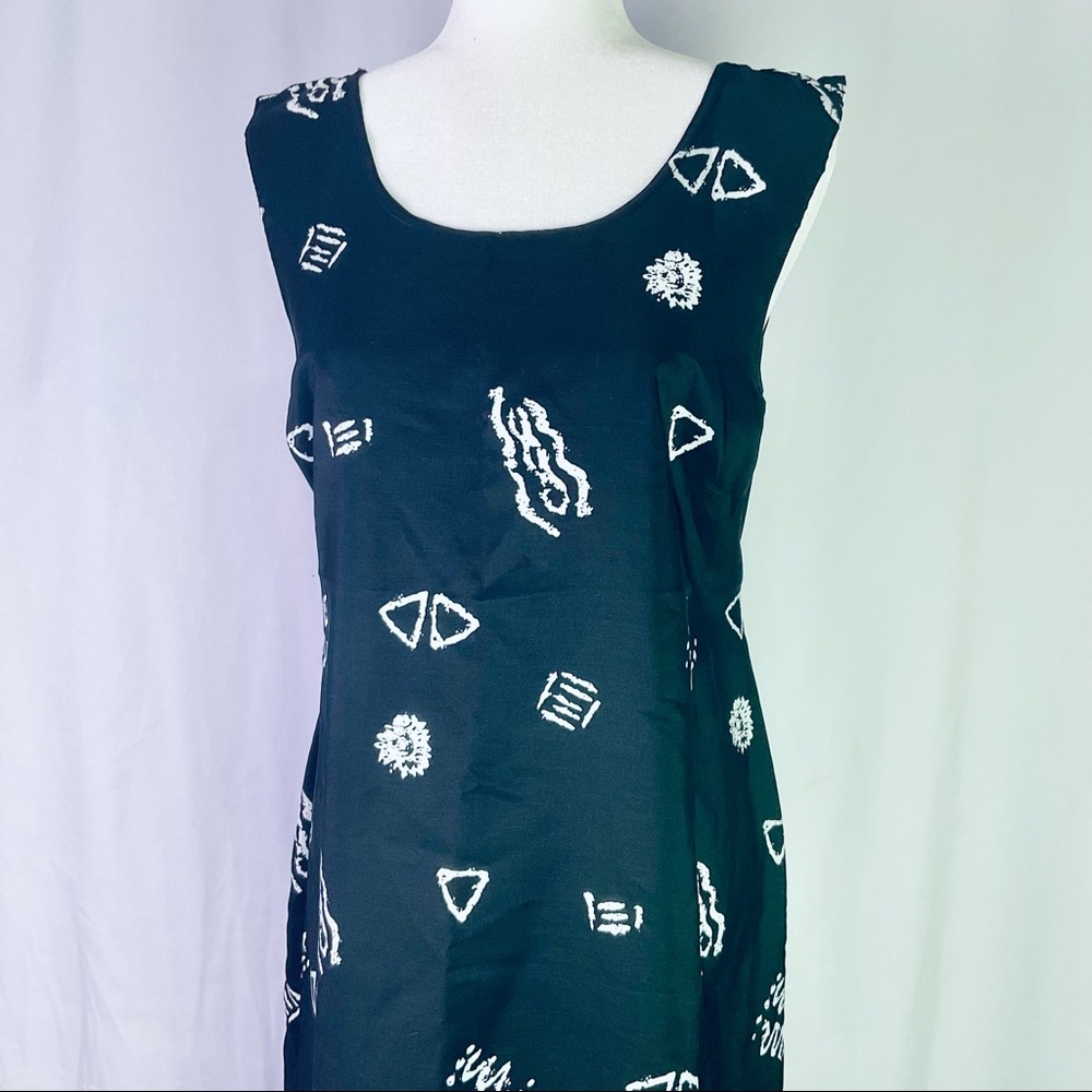 Vintage Black Maxi Dress Size Large